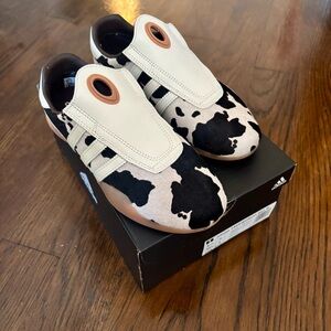 BNWT Adidas Taekwondo Mei sneakers in cow print pony hair - sizing info below